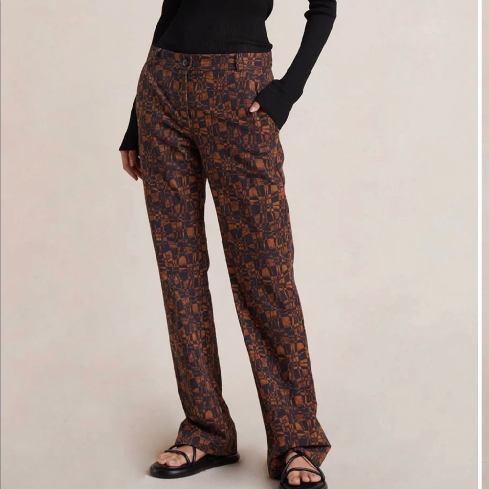 BEC + BRIDGE CHECKMATE PANT SIZE 4